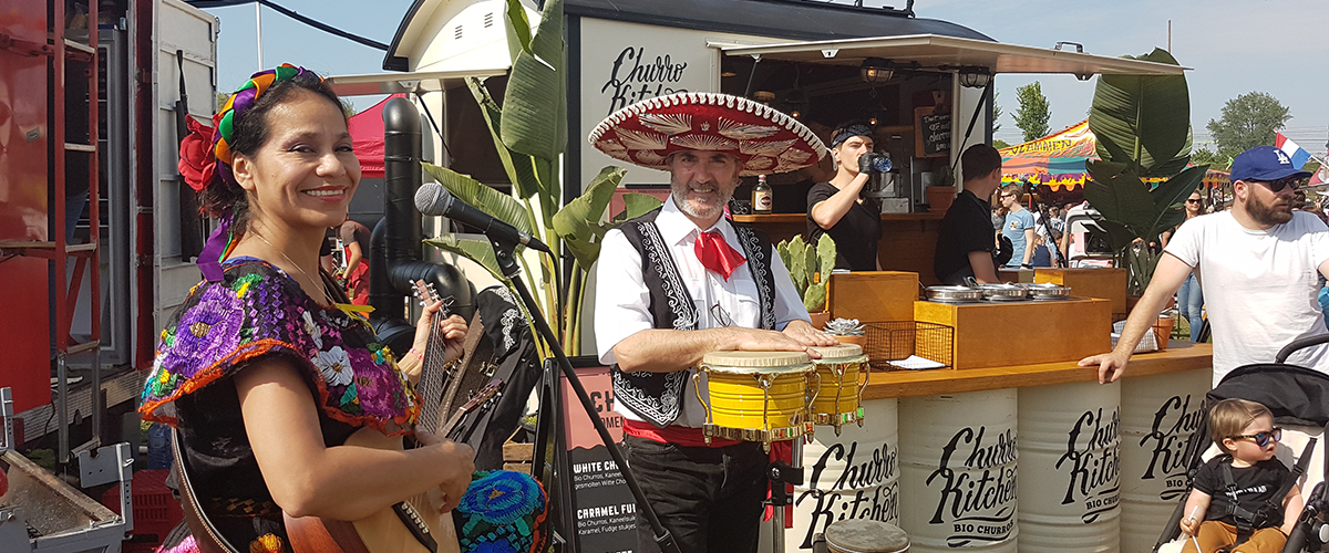 Mexicaanse gerechten op tafel